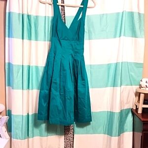 Calvin Klein Dress Size 10 Emerald Green